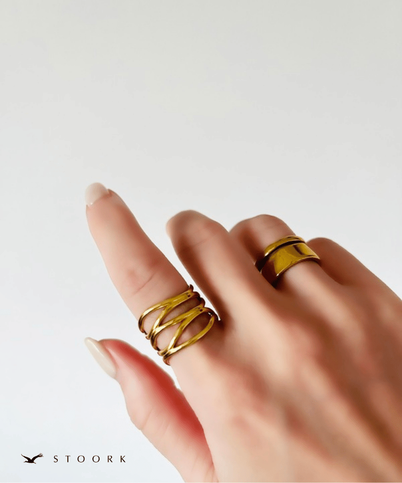Cross Design Ring - stoork