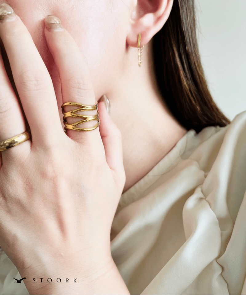 Cross Design Ring - stoork