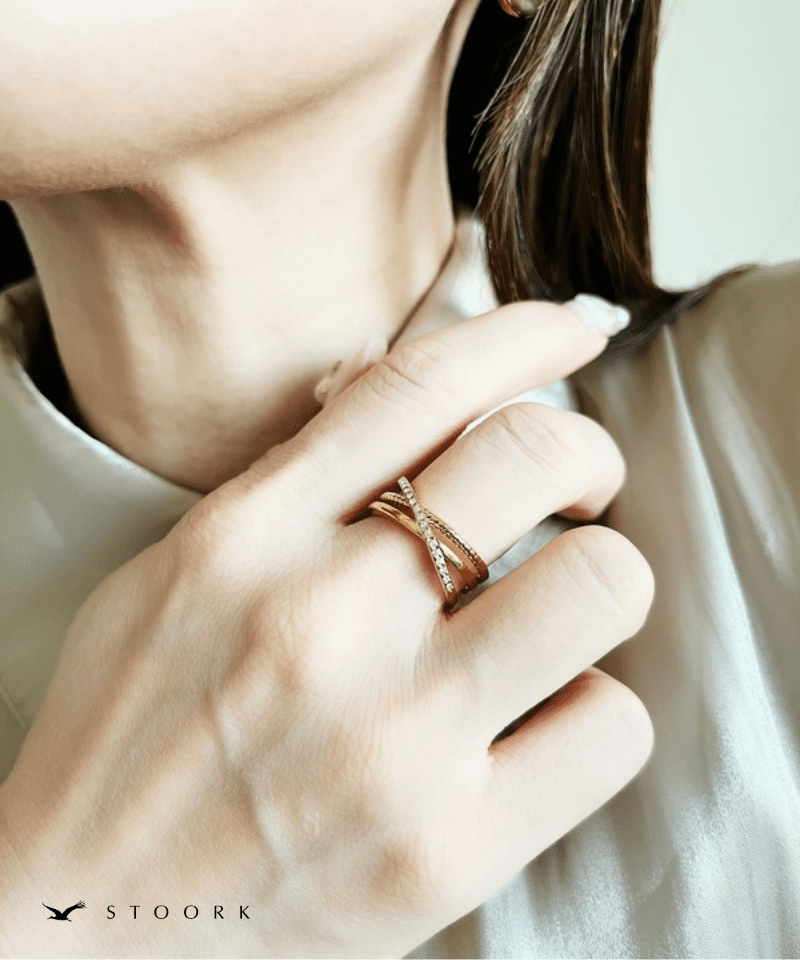 Cross Line Ring - stoork