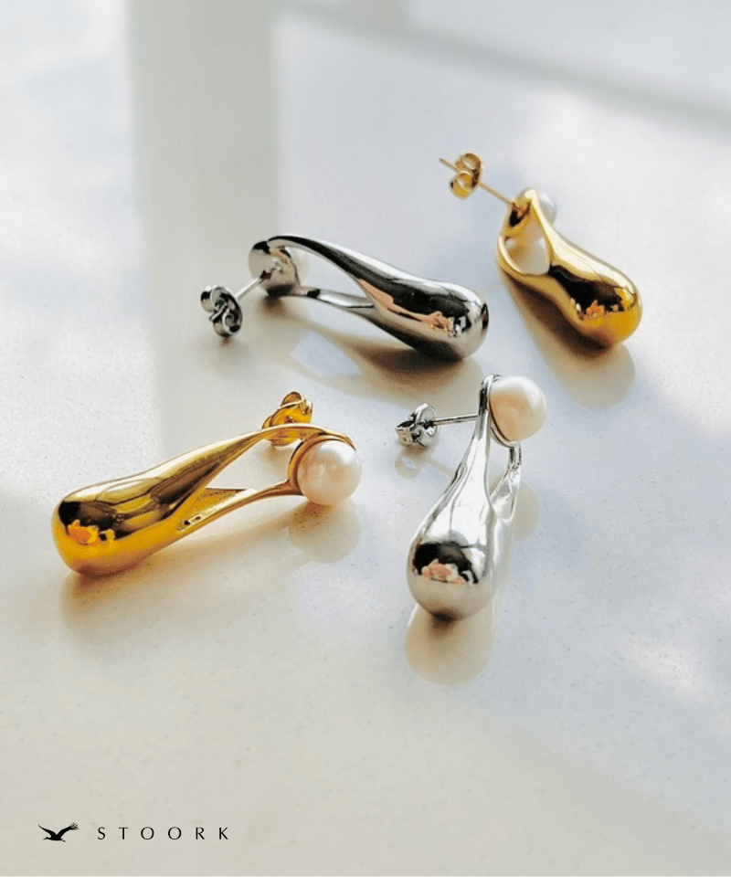 Curve Metal Pearl Pierce - stoork