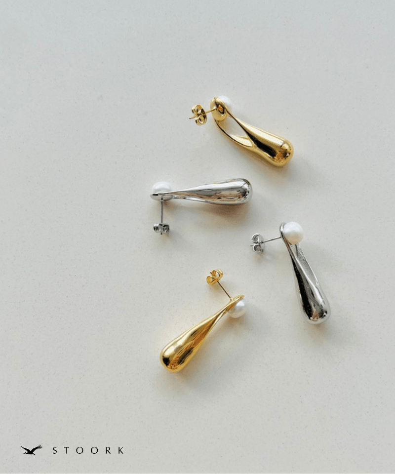 Curve Metal Pearl Pierce - stoork