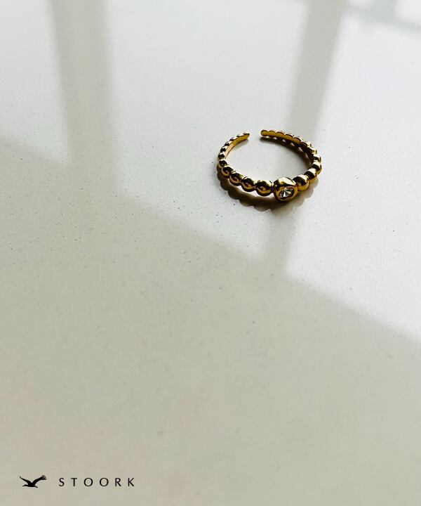 s925 Simple Dot Ring
