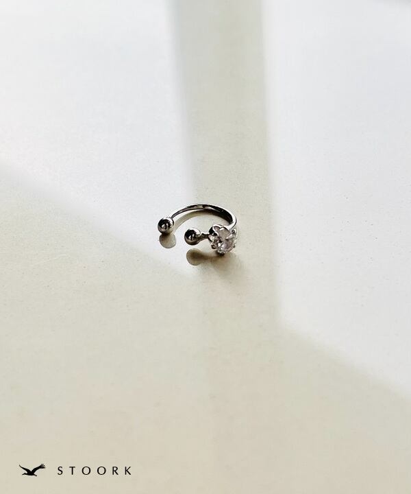 s925 Ring Ear Cuff