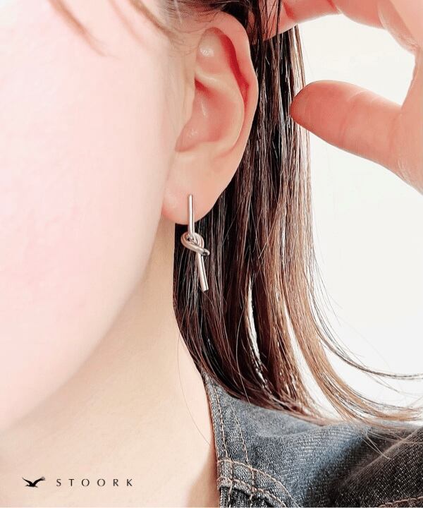 【再入荷】Knot Long Pierce
