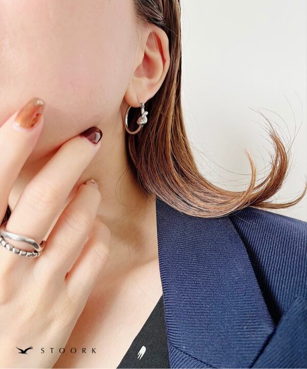 【再入荷】316L Knot Hoop Pierce