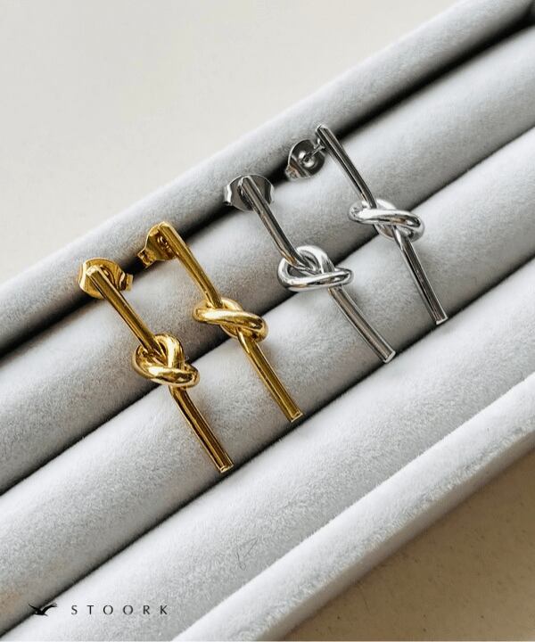 【再入荷】Knot Long Pierce