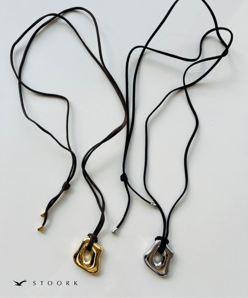 Design Motif Code Necklace - stoork