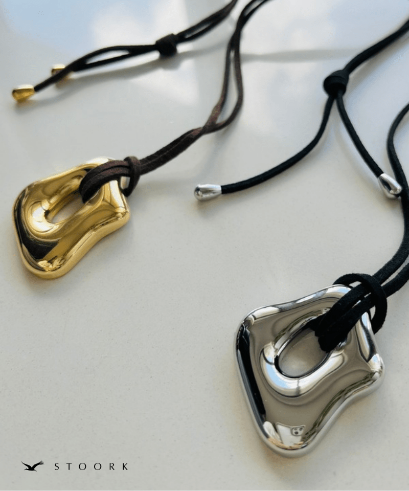 Design Motif Code Necklace - stoork