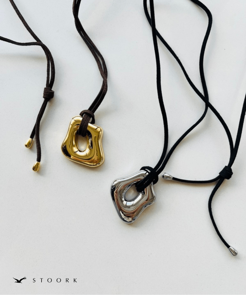 Design Motif Code Necklace - stoork