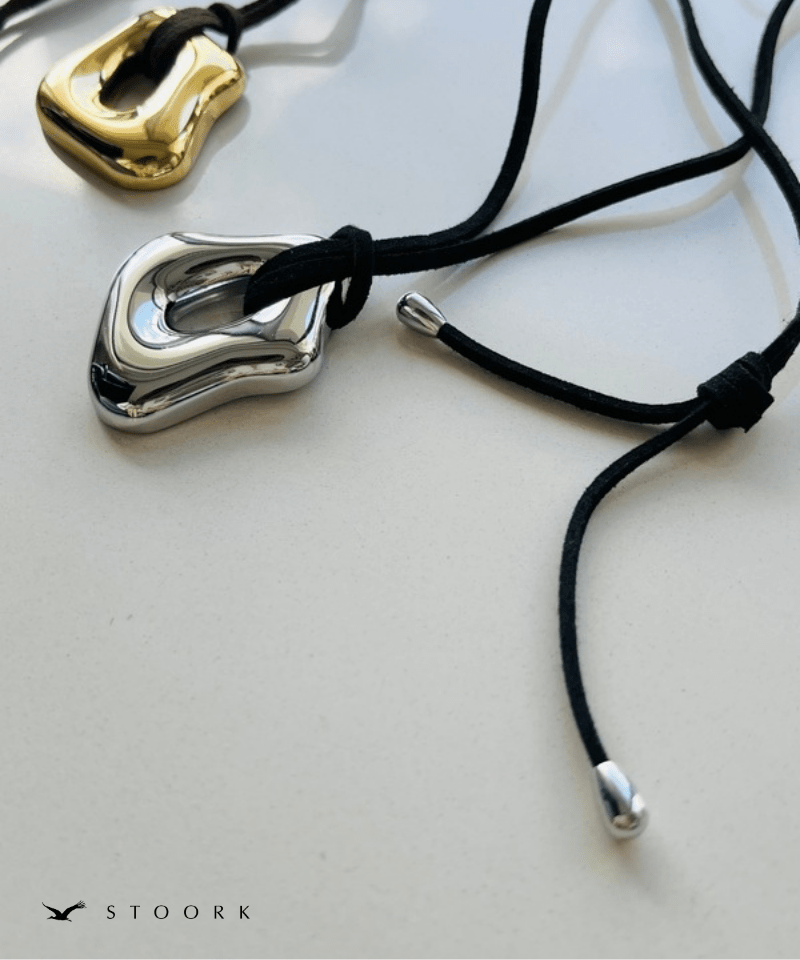 Design Motif Code Necklace - stoork