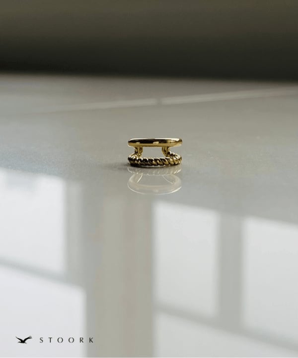 【再入荷】Dot Double Ear Cuff - stoork