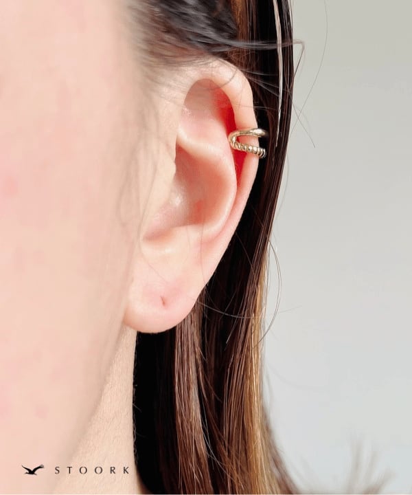 【再入荷】Dot Double Ear Cuff - stoork