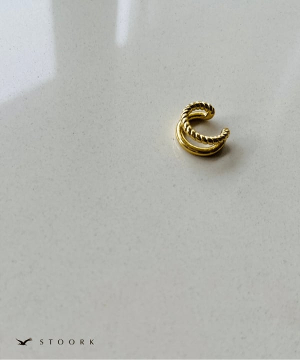 【再入荷】Dot Double Ear Cuff - stoork