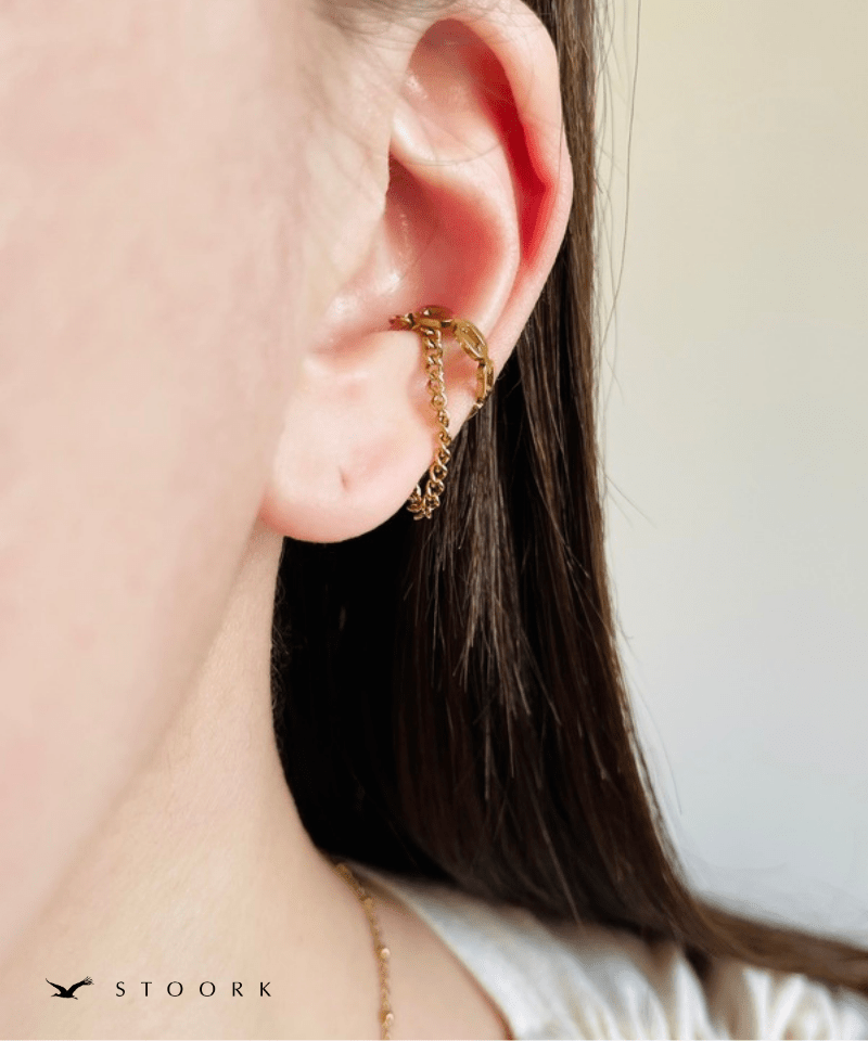 Double Chain Ear Cuff - stoork