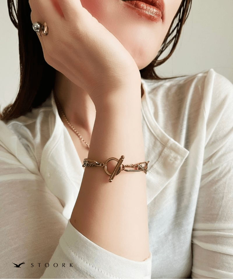 Double Chain Mantel Bracelet - stoork