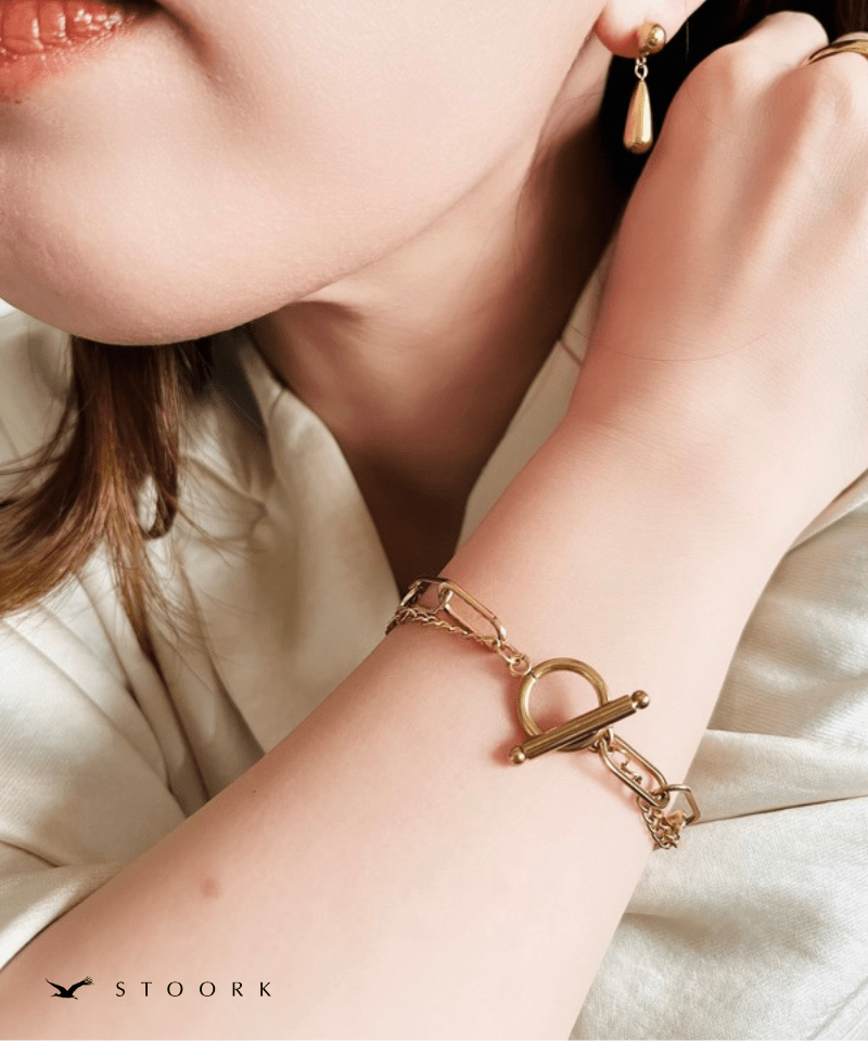 Double Chain Mantel Bracelet - stoork