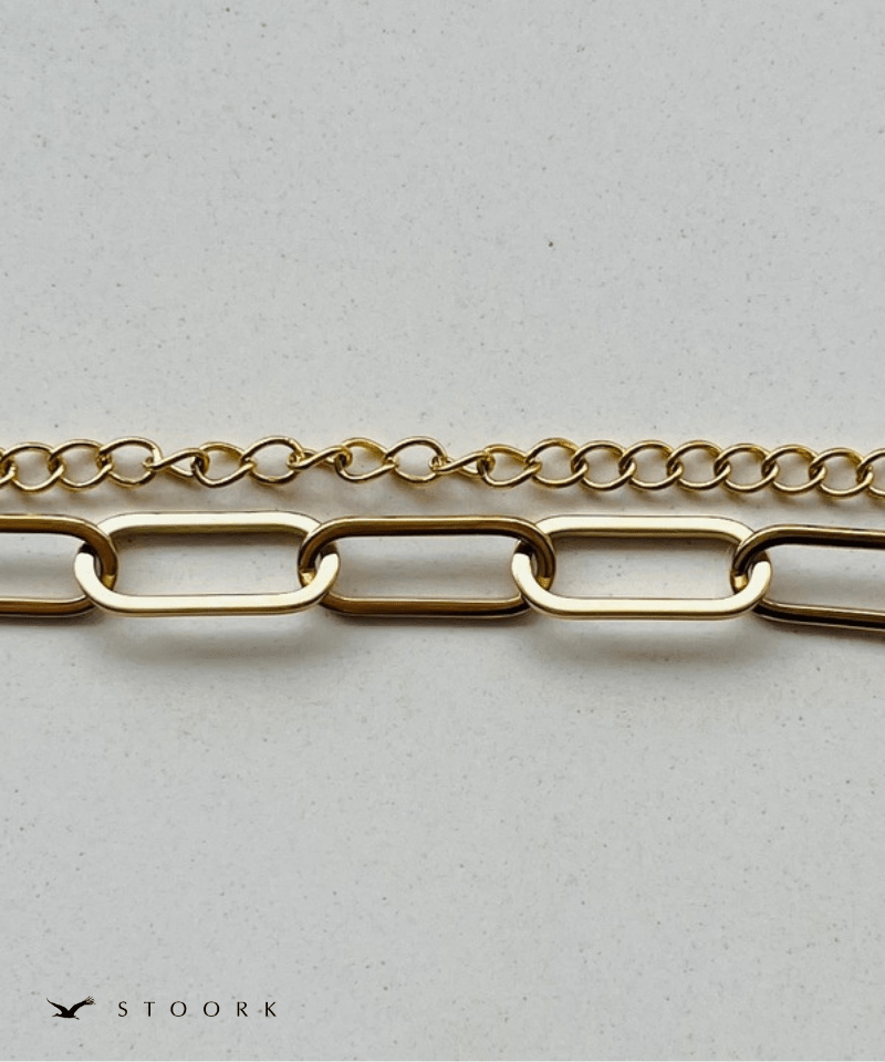Double Chain Mantel Bracelet - stoork