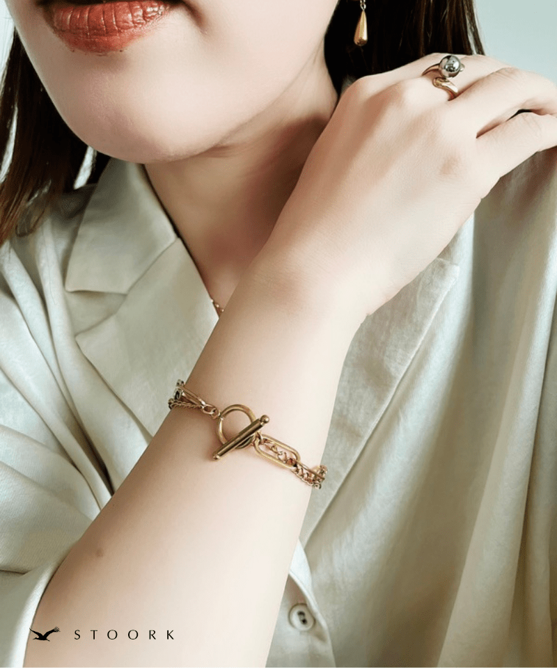 Double Chain Mantel Bracelet - stoork