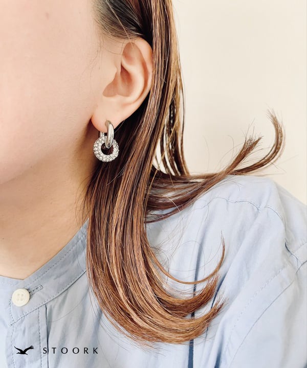 【再入荷】Double Hoop Pierce - stoork