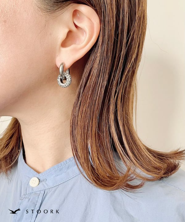 【再入荷】Double Hoop Pierce - stoork