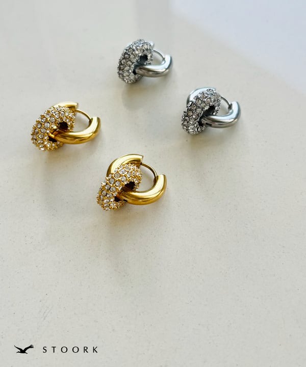【再入荷】Double Hoop Pierce - stoork