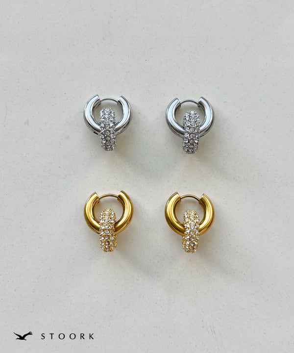 【再入荷】Double Hoop Pierce - stoork