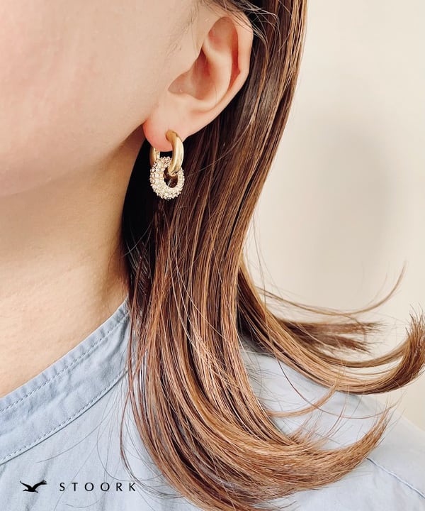 【再入荷】Double Hoop Pierce - stoork