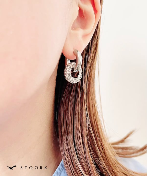 【再入荷】Double Hoop Pierce - stoork