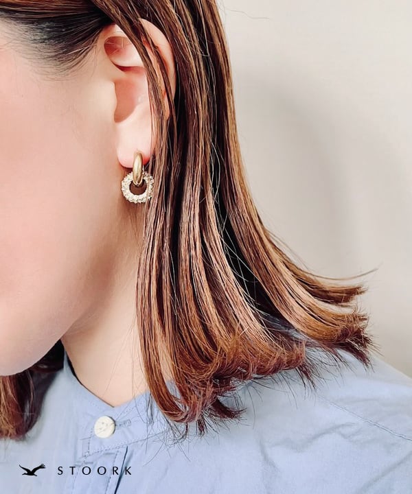 【再入荷】Double Hoop Pierce - stoork