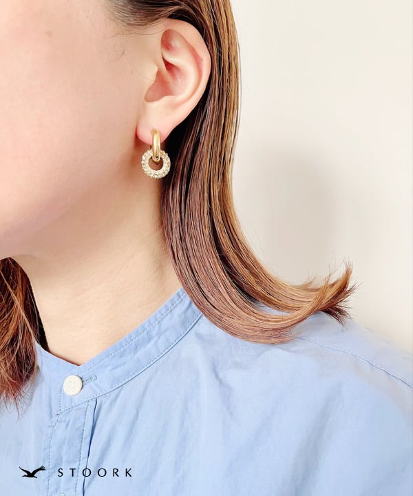 【再入荷】Double Hoop Pierce - stoork