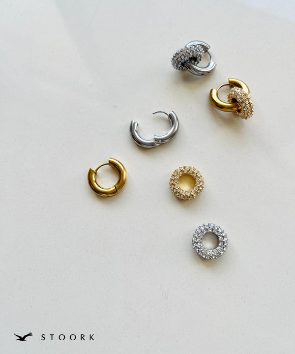 【再入荷】Double Hoop Pierce - stoork