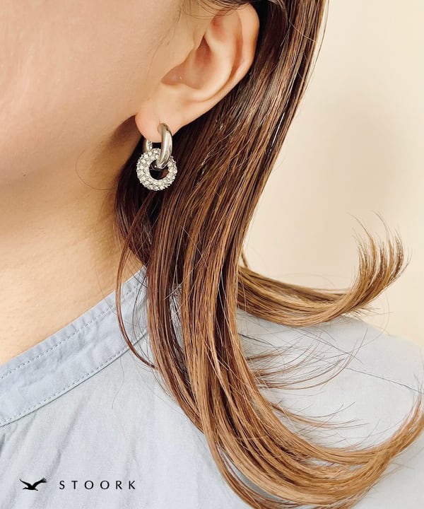【再入荷】Double Hoop Pierce - stoork