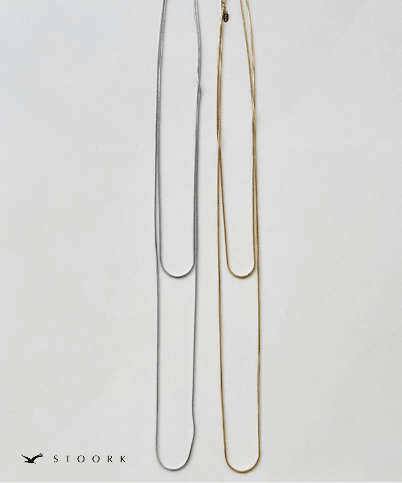 Double Layer Snake Chain Necklace - stoork