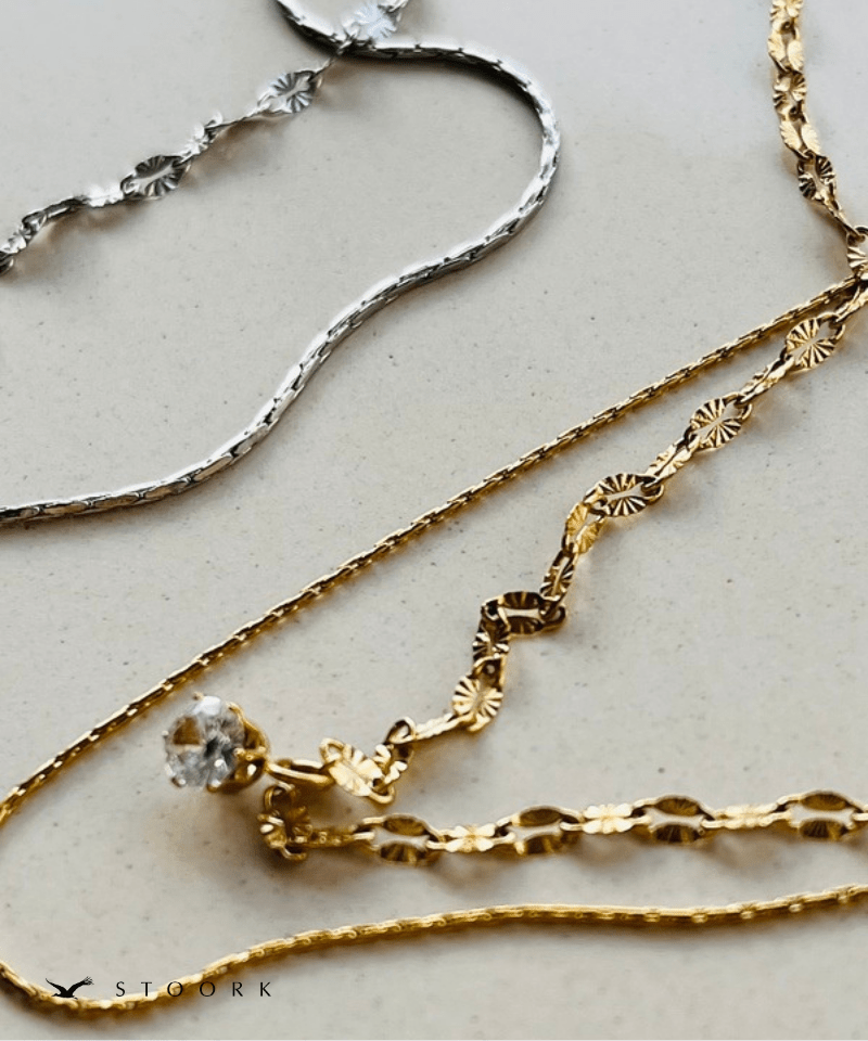 Double Row Zircon Necklace - stoork