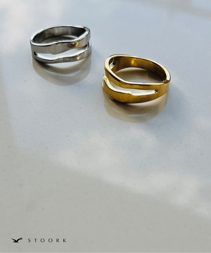 Double Wave Ring - stoork