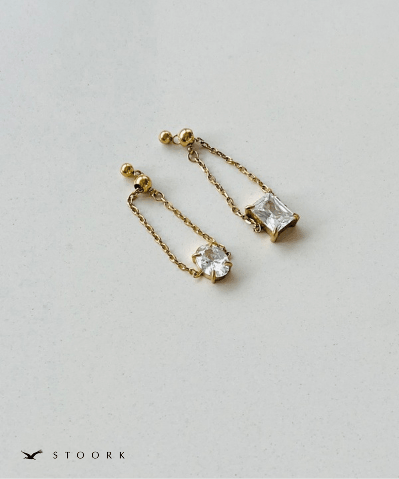 Drop Stone Chain Ring - stoork