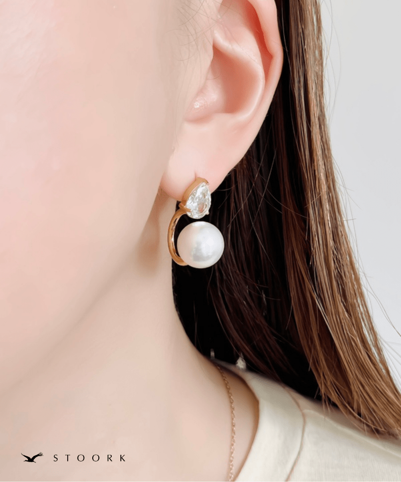 Drop Stone Pearl Pierce - stoork