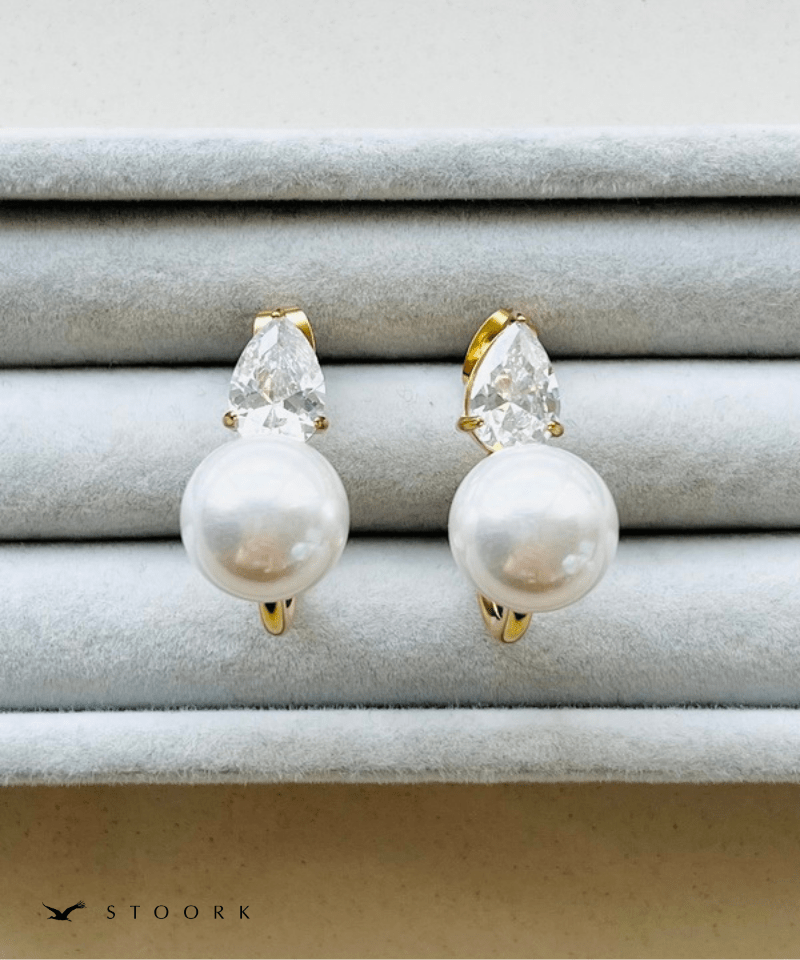 Drop Stone Pearl Pierce - stoork