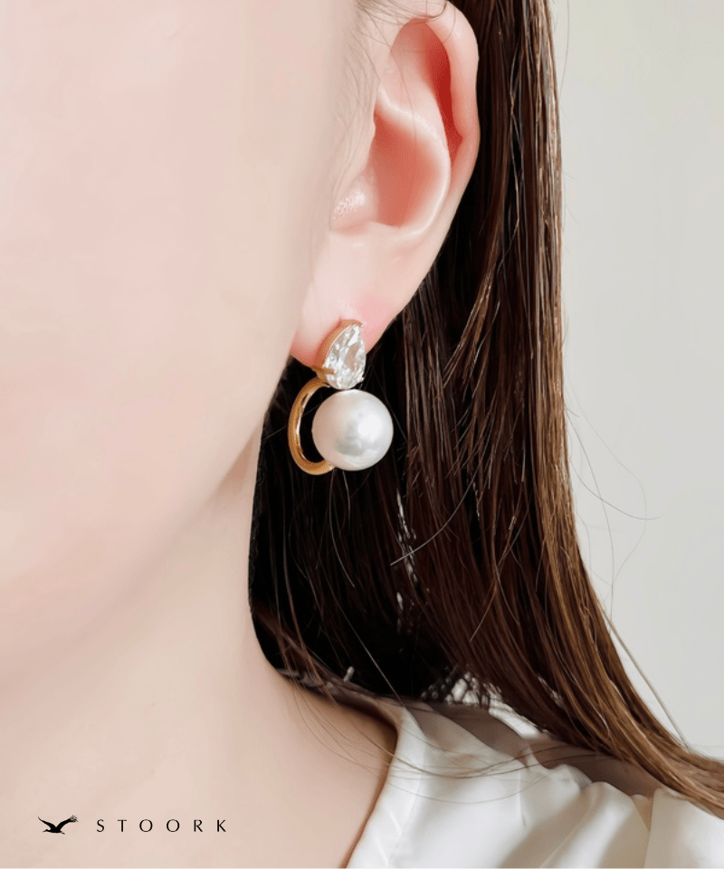 Drop Stone Pearl Pierce - stoork