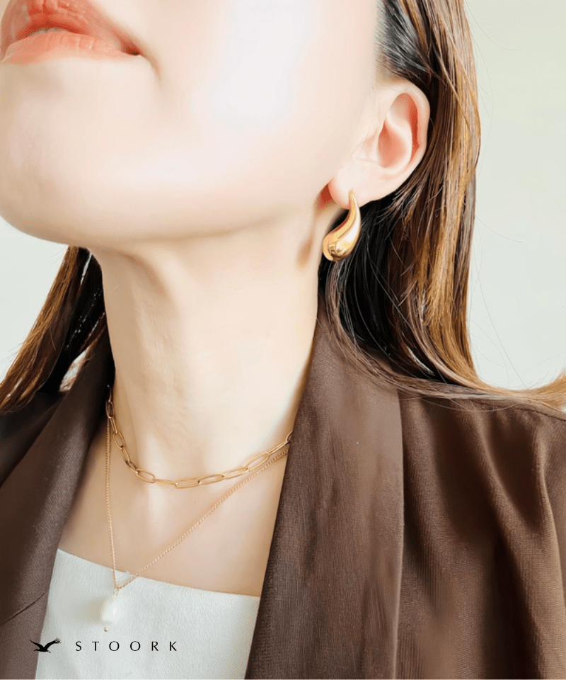 Dual Chain Pearl Necklace - stoork