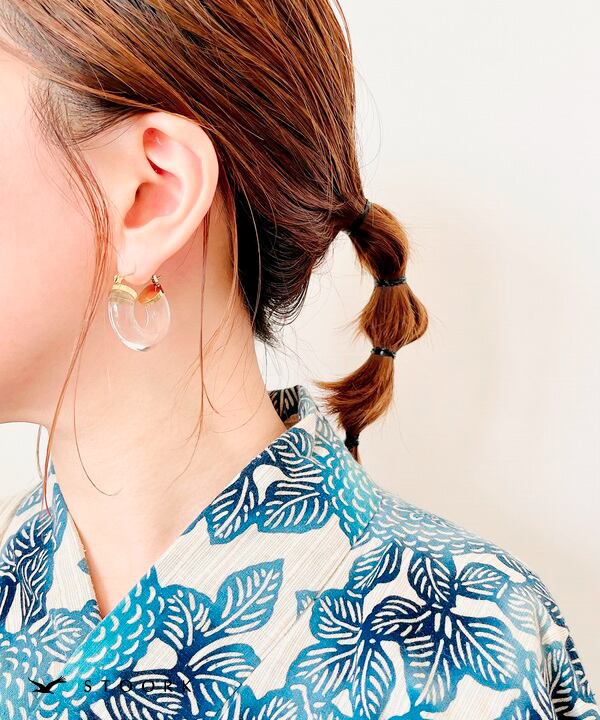 Clear Hoop Pierce