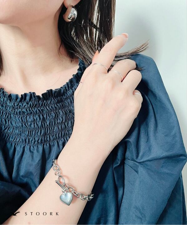 【再入荷】Heart Chain Bracelet