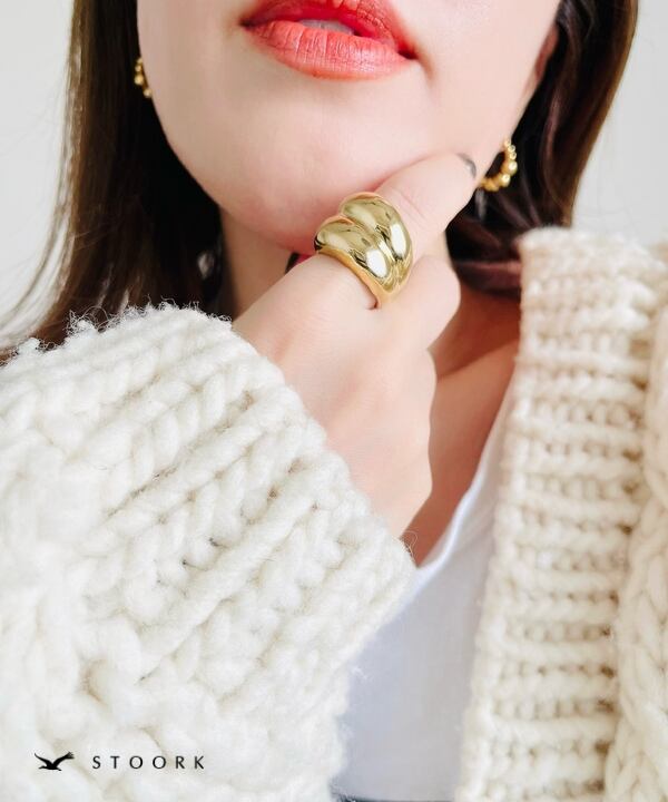 【再入荷】316L Volume Double Ring