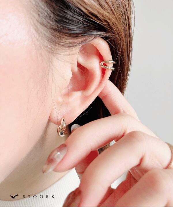 【再入荷】Dot Double Ear Cuff