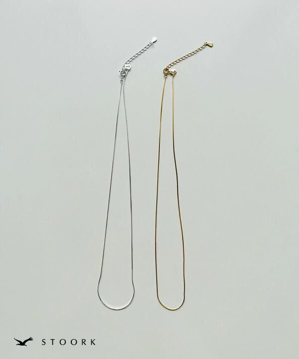 【再入荷】s925 Simple Skin Necklace