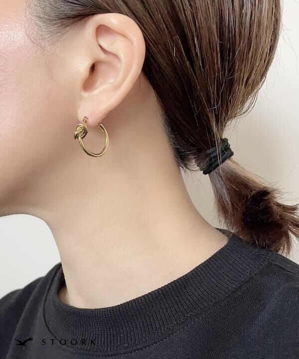 【再入荷】316L Knot Hoop Pierce