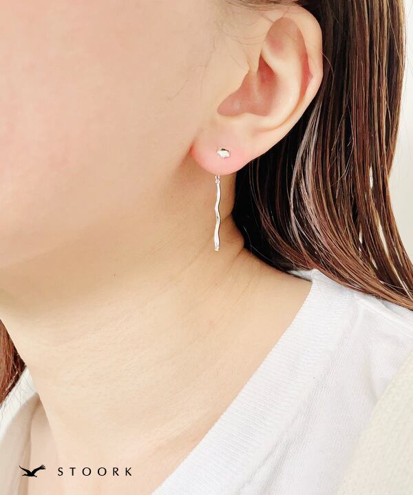 s925 Star Long Pierce