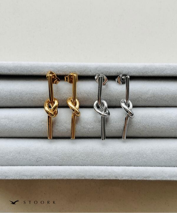 【再入荷】Knot Long Pierce