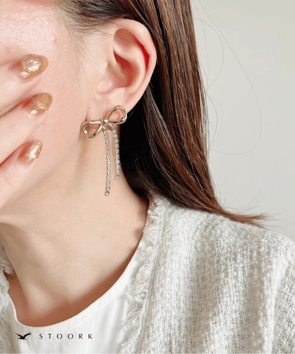 Zirconia Ribbon Pierce