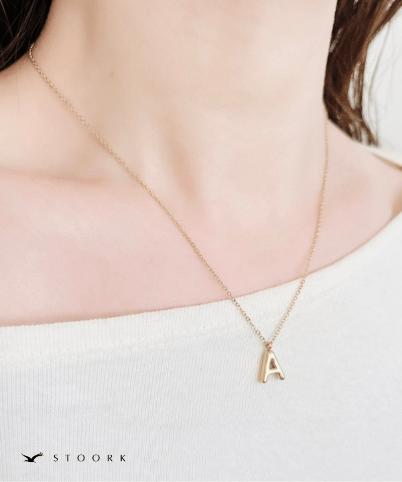 Gold Initial Necklace - stoork